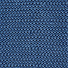 View 3 of product The Turnbull & Asser Knitted Mid Blue Silk Plain Tie features a textured knit and is shown rolled up on a plain white background—a refined accessory that pairs perfectly with formal shirts.