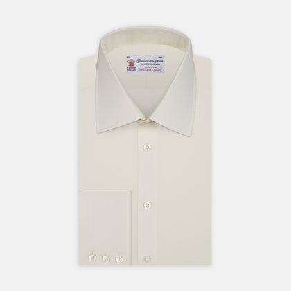 Cream Sea Island Quality Cotton Fabric Image 1