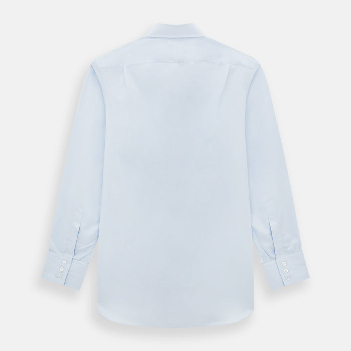 Pale Blue Cotton Regular Fit Mayfair Shirt Image 2