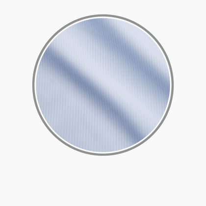 Pale Blue Stripe Cotton Fabric Image 2