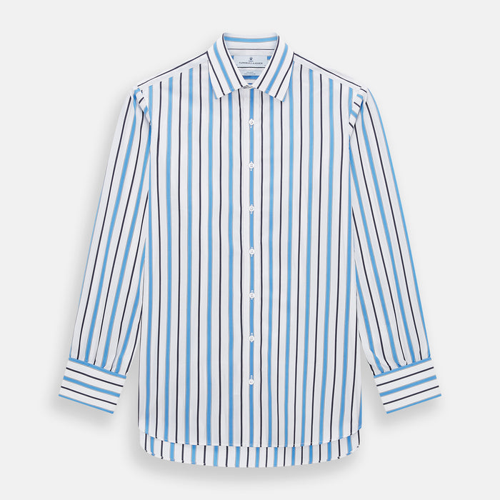Sky Blue Multi Candy Stripe Mayfair Shirt