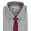 View 4 of product Grey Cashmere Blend Classic Shirt with T & A Collar