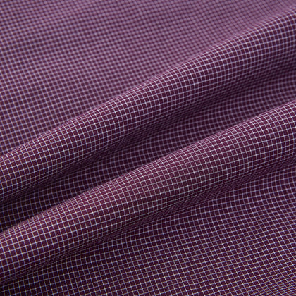 Burgundy Pin Check Padded Gilet Image 3