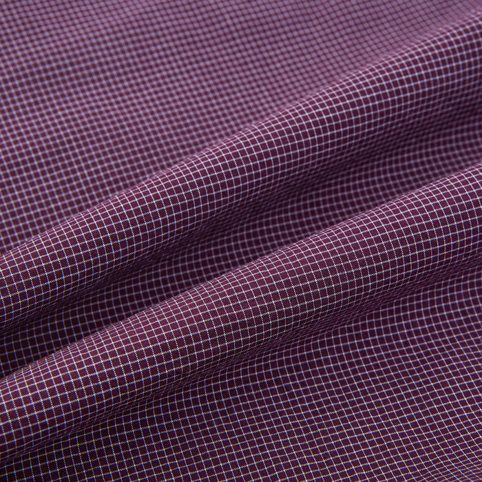 Burgundy Pin Check Padded Gilet Image 3