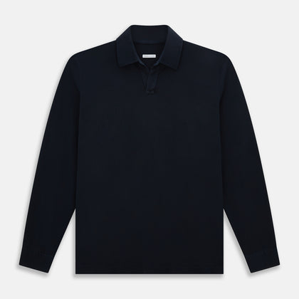 Navy Rugby Polo Shirt