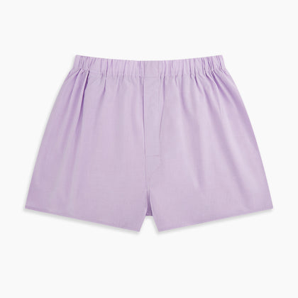 Plain Lilac Godfrey Boxer Shorts Image 2