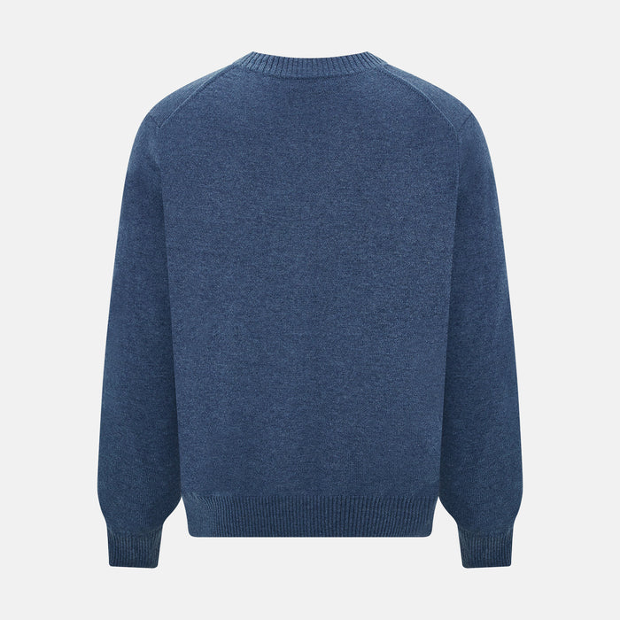 Blue Cashmere Cardigan Image 2