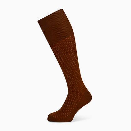 Rust Motif Long Socks Image 4