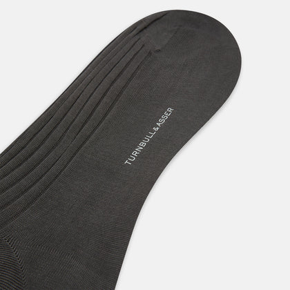 Concrete Grey Long Socks Image 2