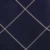 View 3 of product The Turnbull & Asser WINDOW PANE NAVY WHITE TIE features navy blue silk with a subtle diagonal ribbed texture and white windowpane checks, making it the perfect men’s accessory for any formal occasion.