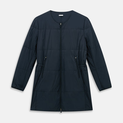 Navy John Arthur Trench Coat Image 6