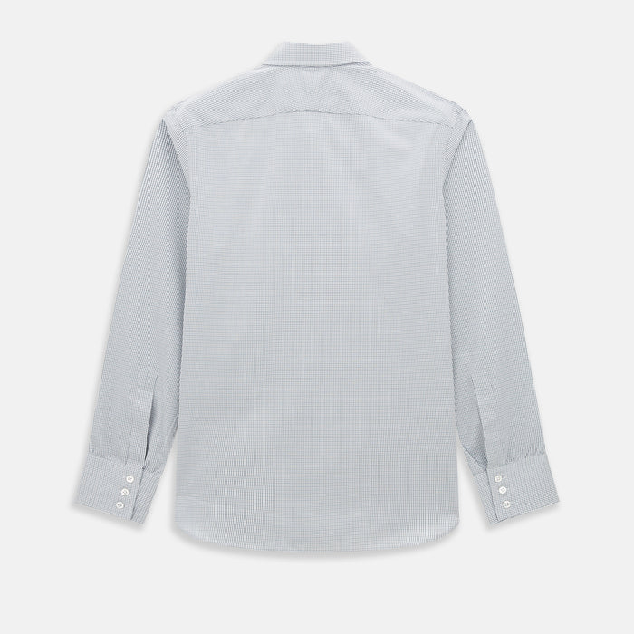Forest Green Micro Tattersall Westminster Shirt Image 2