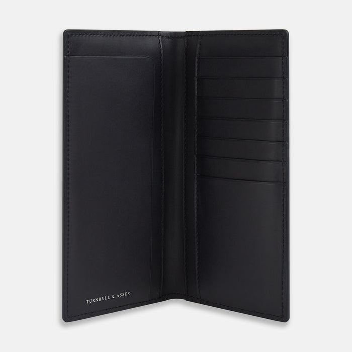 Navy B Cut Continental Wallet Image 1