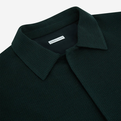 Forest Green Greenwich Knitted Overshirt Image 1