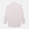 View 3 of product The Soft Pink Mayfair Shirt by Turnbull & Asser is a long-sleeved, sanforised cotton button-up with a classic collar, white buttons, and buttoned cuffs, shown against a plain white background.