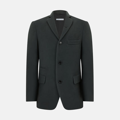 Moss Green  Apsley Single-Breasted Caban Coat