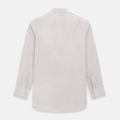 Red Tattersall Check Mayfair Shirt Image 2