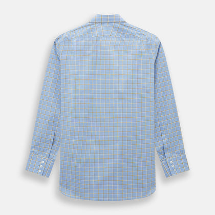 Blue and Yellow Windowpane Mayfair Shirt Image 2
