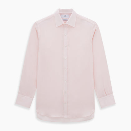 Pale Pink Cotton Cashmere Mayfair Shirt Image 6