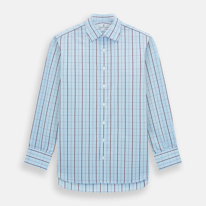 Burgundy Multi Combination Check Mayfair Shirt