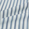 View 8 of product The Sapphire Blue Multi Track Stripe Westminster Shirt by Turnbull & Asser features a turnbull collar and vertical stripes, elegantly displayed flat against a white background—an ideal example of British craftsmanship.