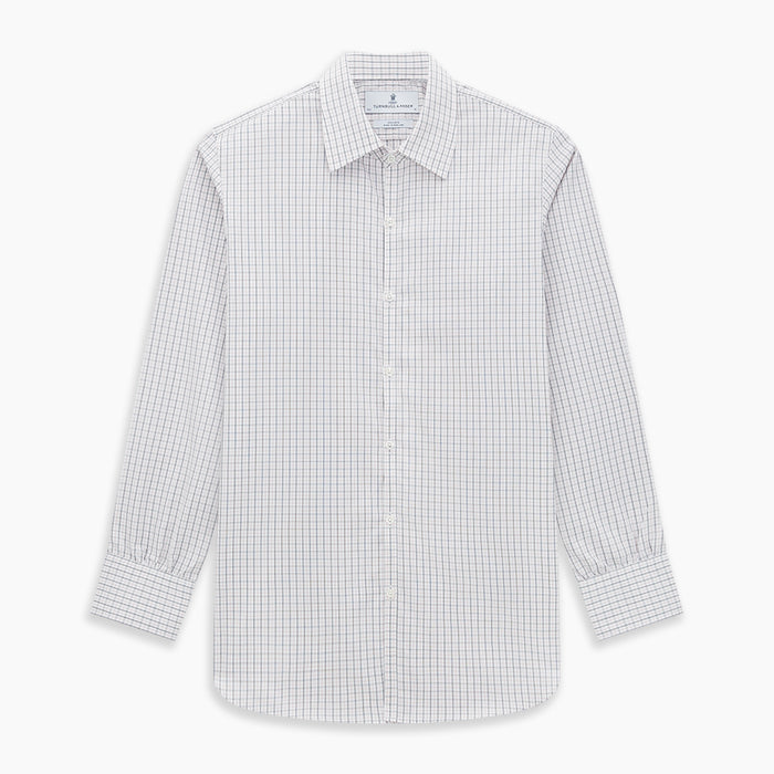 Blue and Red Graph Check Westminster Shirt Image 8