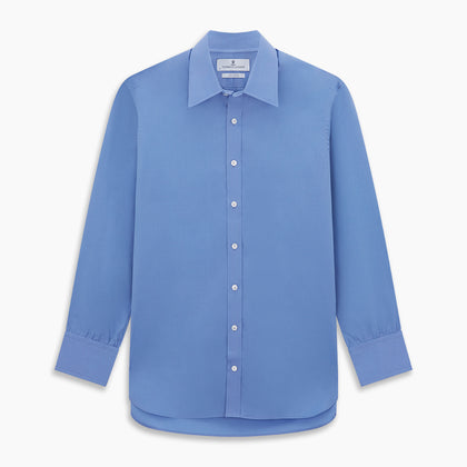 The World Is Not Enough Blue Cotton Istanbul Shirt As Seen on James Bond Image 5