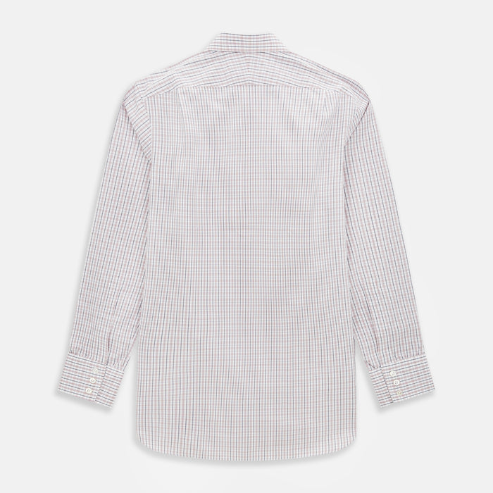 Red and Blue Multi Check Mayfair Shirt Image 2