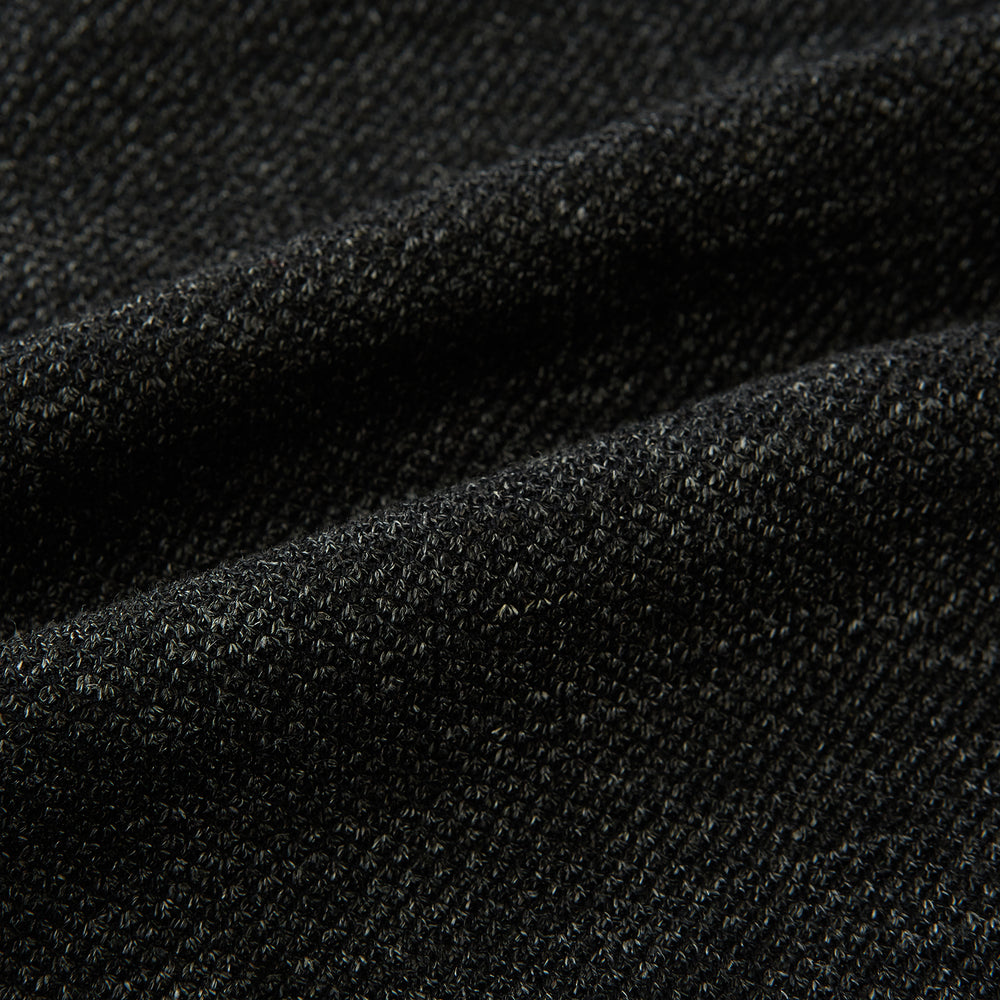 The Charcoal Linen Blend Cambridge blazer by Turnbull & Asser features British tailoring with a notched lapel, two front buttons, and three pockets, shown against a plain white background.