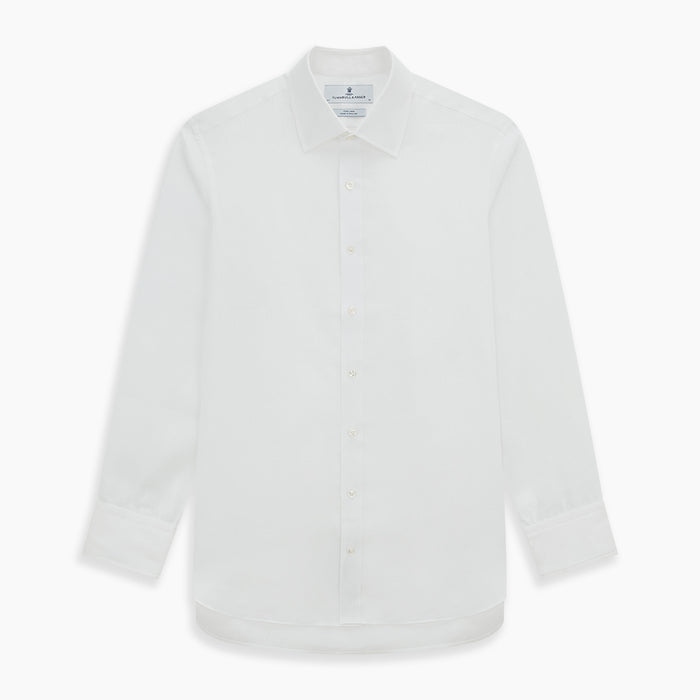 White Linen Mayfair Shirt Image 6