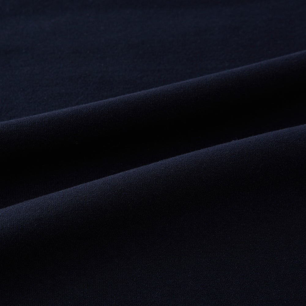 The Turnbull & Asser Navy Short-sleeve Fitted T-Shirt, featuring a simple crew neckline and no visible logos or designs, is shown from the front on a white background—ideal for smart casual looks.