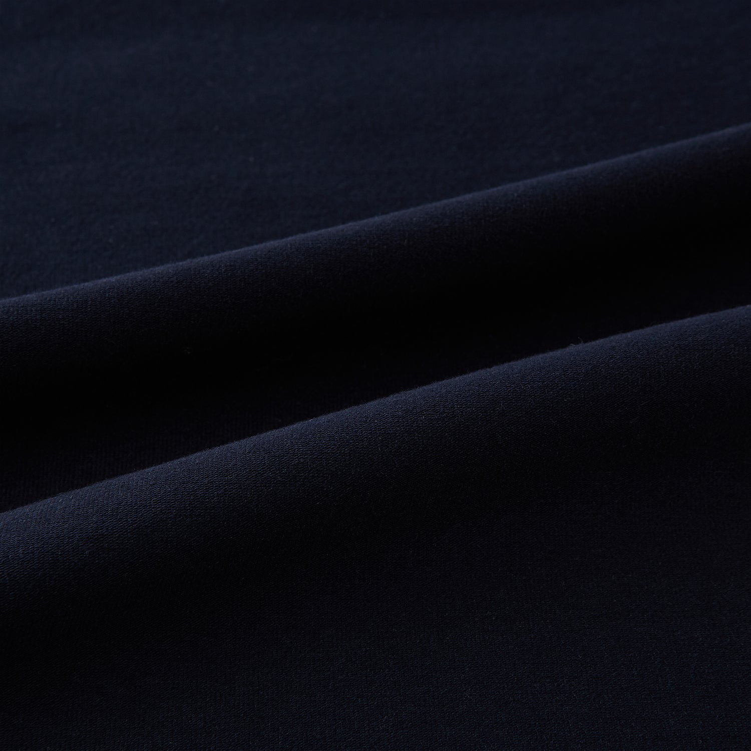 View 6 of product The Turnbull & Asser Navy Short-sleeve Fitted T-Shirt, featuring a simple crew neckline and no visible logos or designs, is shown from the front on a white background—ideal for smart casual looks.