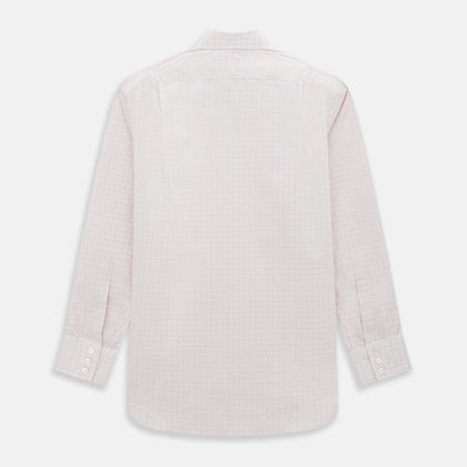 Red Micro Graph Check Mayfair Shirt Image 2