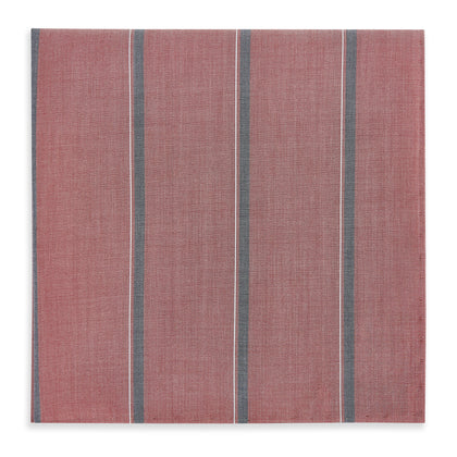Red Track Stripe Hand-Rolled Handkerchief Image 3