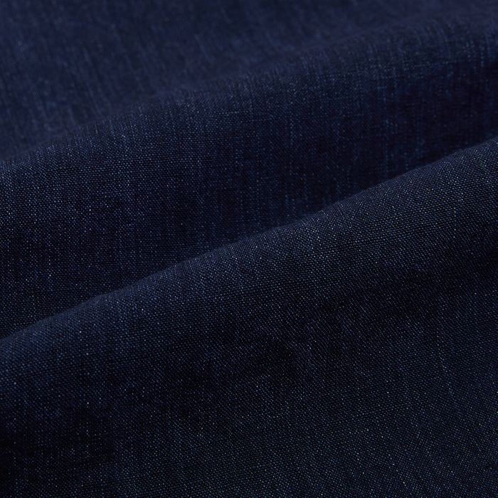Navy Linen Westminster Shirt Image 7