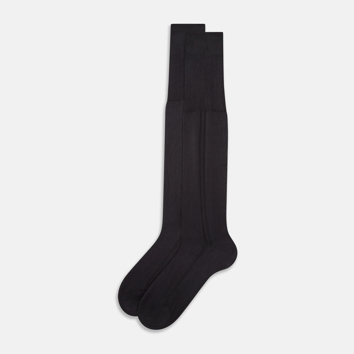 Sage Silk Long Socks Image 1