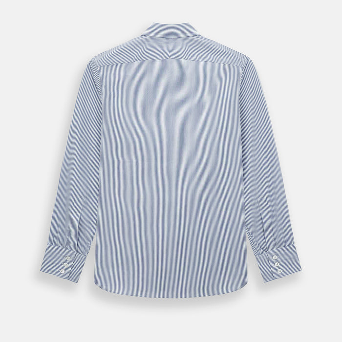 Navy and White Stripe Westminster Shirt Image 2