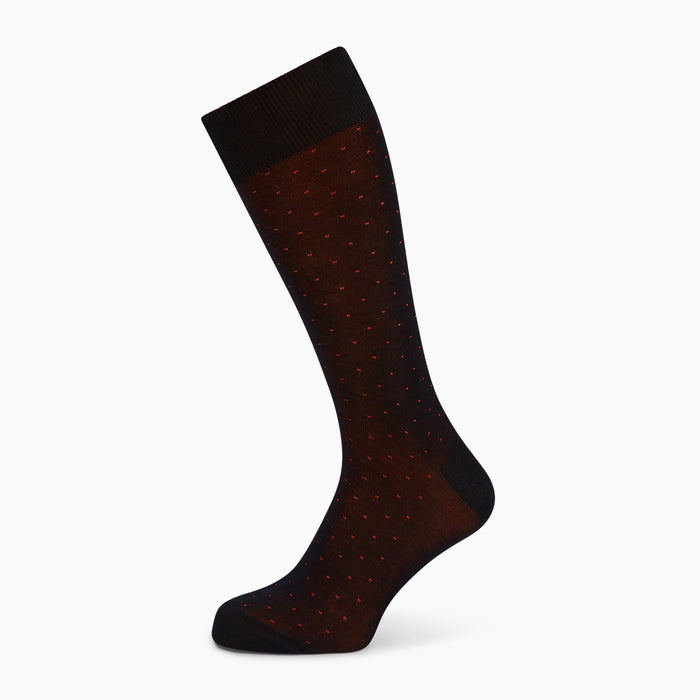 Navy/Red Polka Dot Mid-Length Socks Image 4