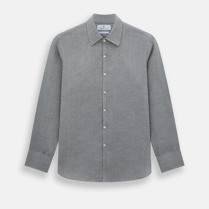 Grey Linen Westminster Shirt