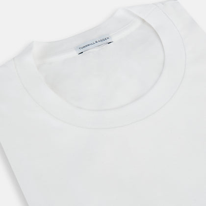 White Short-sleeve Pyjama T-Shirt Image 1
