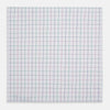 View 3 of product The Turnbull & Asser Hand Rolled Pink and Green Grid Check Handkerchief is a refined accessory, featuring a pink and green grid pattern—perfect for subtly enhancing any gentleman’s outfit.