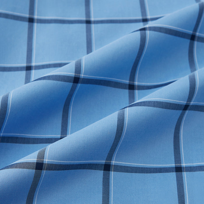 Colony Blue Grid Check Mayfair Shirt Image 5