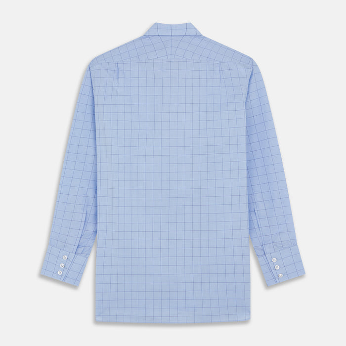 Blue Prince of Wales Check Mayfair Shirt Image 2