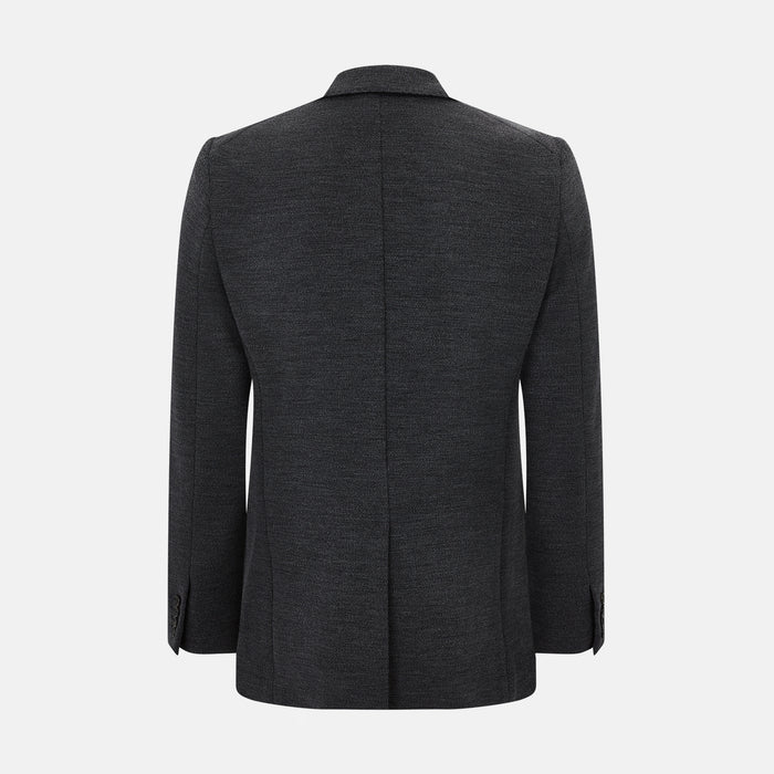 Graphite Knitted Oxford Blazer Image 2