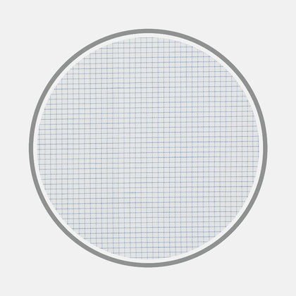 Pale Blue Graph Check Fabric