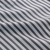 View 4 of product The Turnbull & Asser Navy Multi Stripe Weekend Fit Wool Shirt features a Derby collar, 1 button cuffs, and bold multicolored stripes, shown laid flat on a plain background.
