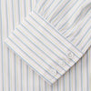 View 3 of product A Green Multi Stripe Cotton Regular Fit Mayfair Shirt by Turnbull & Asser, shown laid flat on a white background.