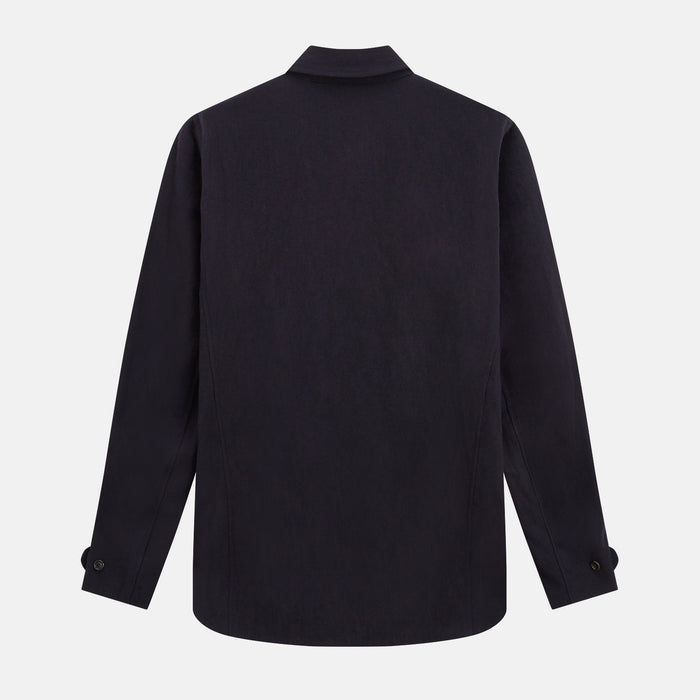 Navy Primrose Overshirt Image 2