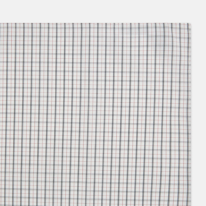 Red Multi Graph Check Hand-Rolled Handkerchief Image 1