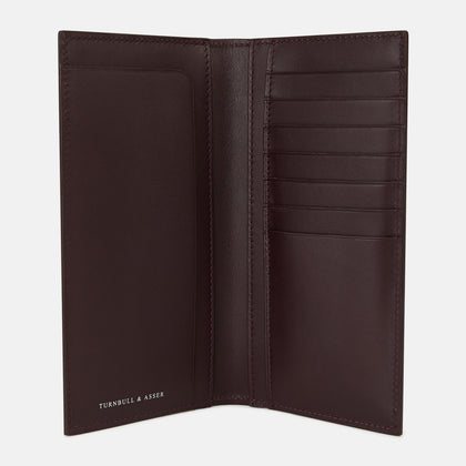 Burgundy B Cut Continental Wallet Image 1